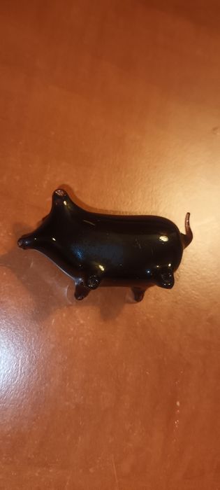 Статуетка.Стекло.Свинья