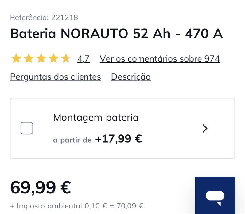 Baterias de carro norauto