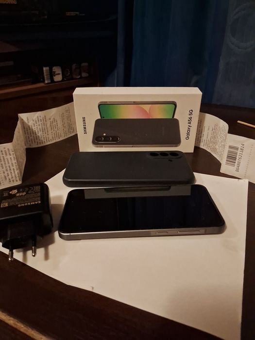 А56 5g новый есть защитное стекло, чехол, зарядкана 45 ват. Гарантия .