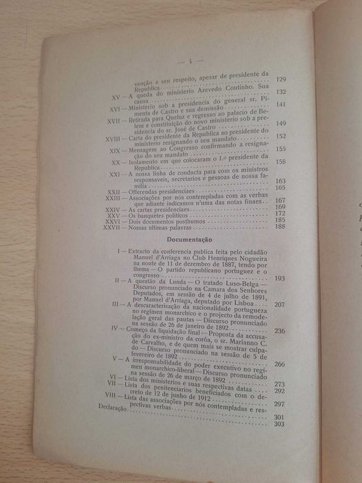 Na Primeira Presidencia da Republica Portugueza - Manuel D'Arriaga