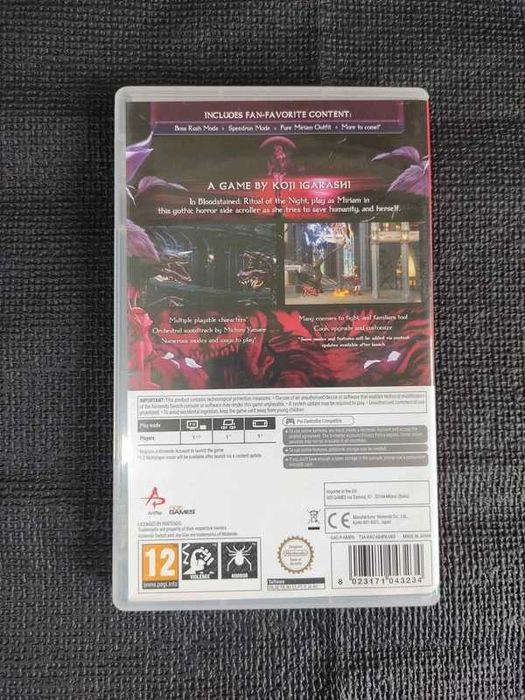 Bloodstained Ritual of The Night Nintendo Switch
