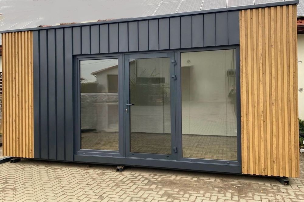 Pawilon z płyt PIR 6x3 m i na zamówienie Handlowy Biurowy mieszkalny