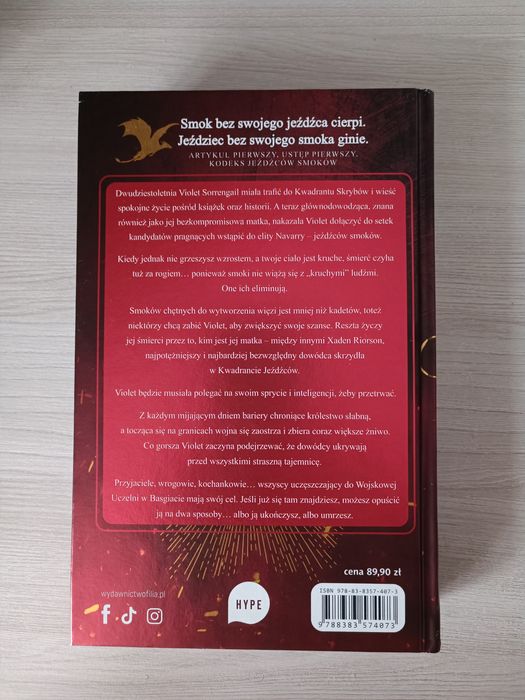 Fourth Wing - Rebecca Yarros (wydanie specjalne)