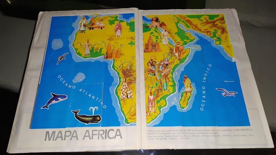 Caderneta completa HOMENS RAÇAS E COSTUMES 1976 protegida c contracapa