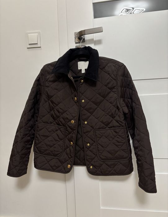 Pikowana kurtka z kołnierzem HM