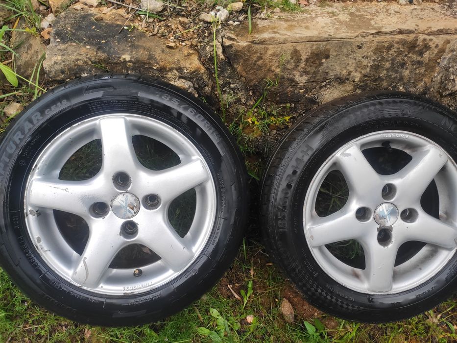 Jantes 14 4x108,com pneus.