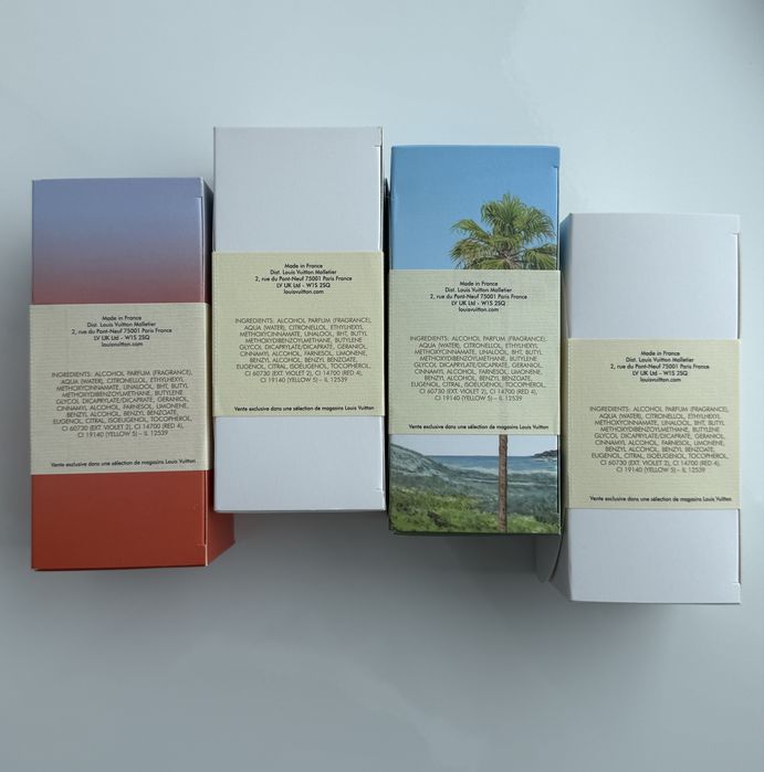 Парфум, духи, парфюм (тубус) Louis Vuitton On The Beach, Pacific Chill, Imagination, Ombre Nomade 100 ml.