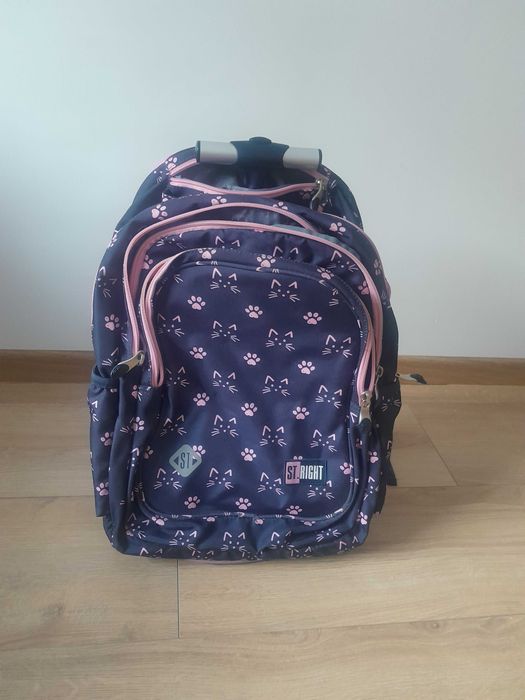 Plecak na Kółkach z Kotkami Kot Szkolny St.Right Majewski [TB1]