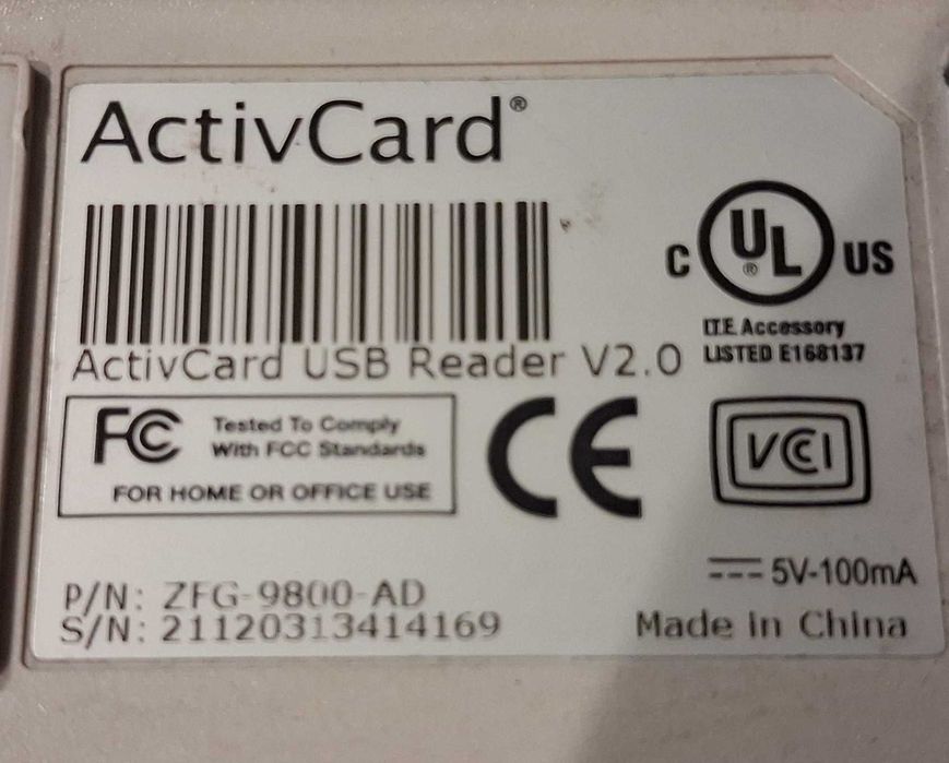 Czytnik kart ActivCard USB Reader v2.0 RETRO