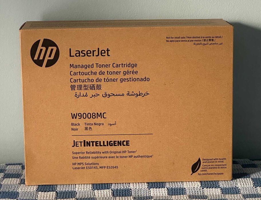 Oryginalny nowy toner HP  Laser Jet E50145/E52645 - W9008MC