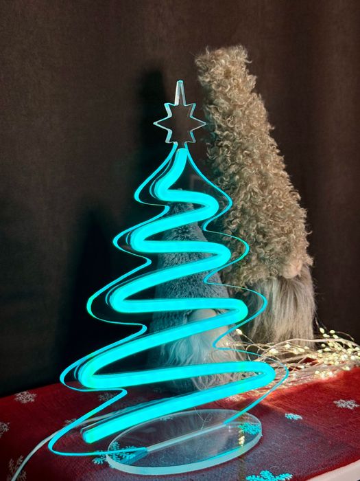 Світильник, неоновий різдвяний.