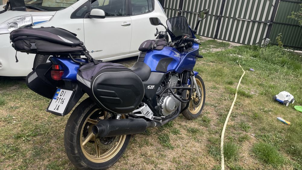 Honda CB500S з кофрами