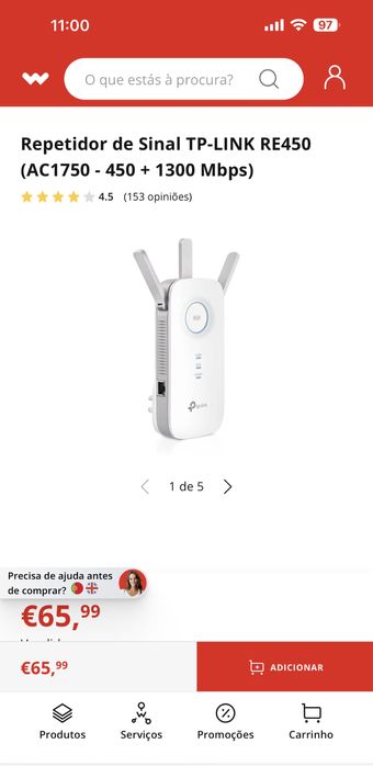 TP-LINK RE450 Signal Repeater64586087143682123