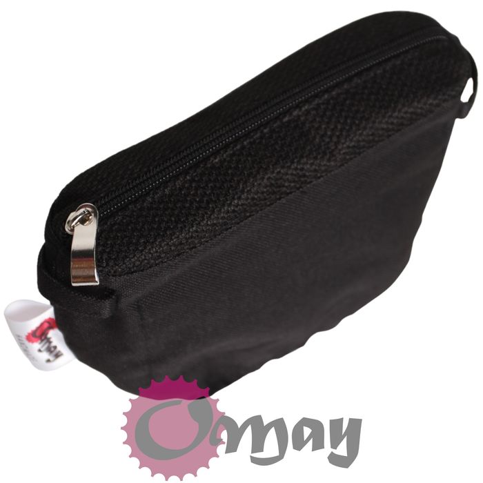 Czarna Struktura organizer do OBAG POCKET plecionka 1 kieszeń OMAY