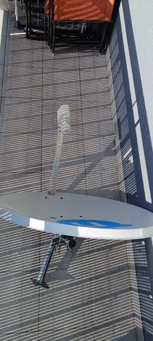 Antena satelitarna 75 cm, konwerter i uchwyt - komplet