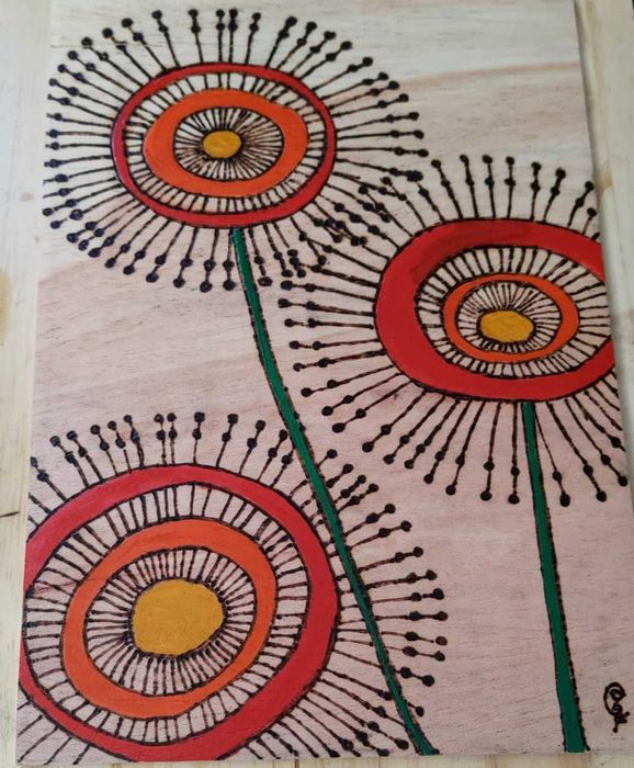 Quadros em Pirogravura Artística em Madeira (A4) – Desenhos Personalizados