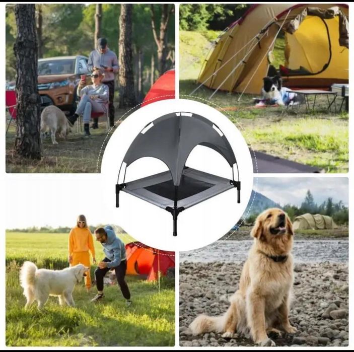 Legowisko dla psa / kota podwyższone z daszkiem