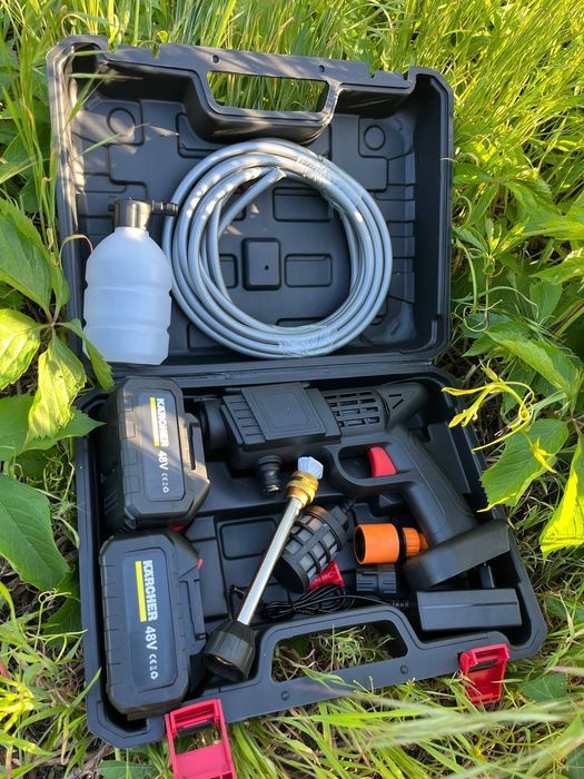 Очиститель высокого давления Kercher аккумуляторный мини-мойка 48V