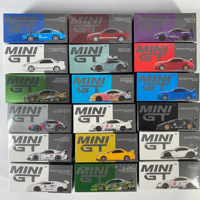 Машинка mini GT Kaido House Nissan Skyline GT-R (R33) HKS V1 1:64