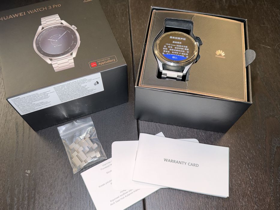 Huawei Watch 3 Pro – Impecável, caixa completa