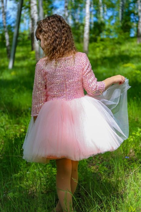 Розпродаж!!! Рожева сукня для дівчинки 116