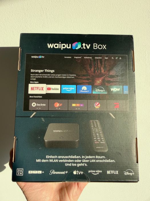 Dekoder Waipu.tv 4K box WiFi czarny ATV318