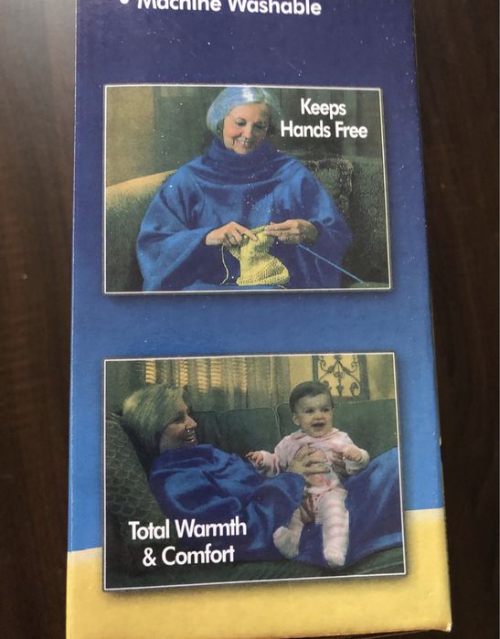 Koc z rękawami przytulny 48tknt