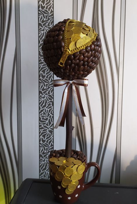 Топиарий, кофейное дерево, сувенир, подарок