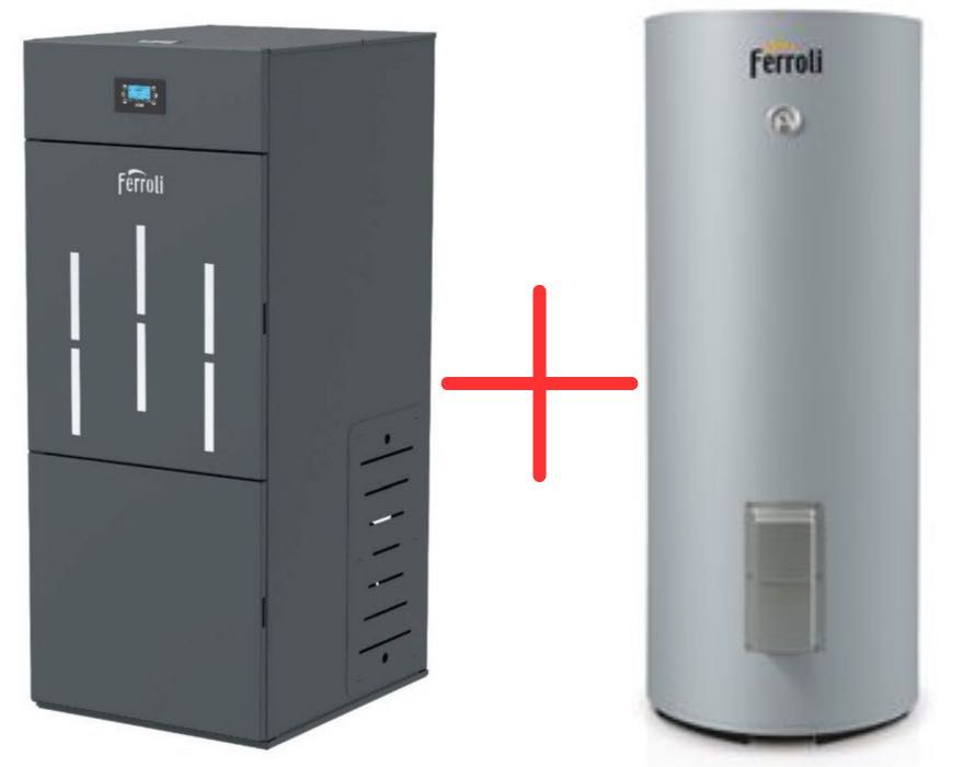 Kocioł piec na pellet Ferolli 12kw Audyt/Dotacja/Montaż