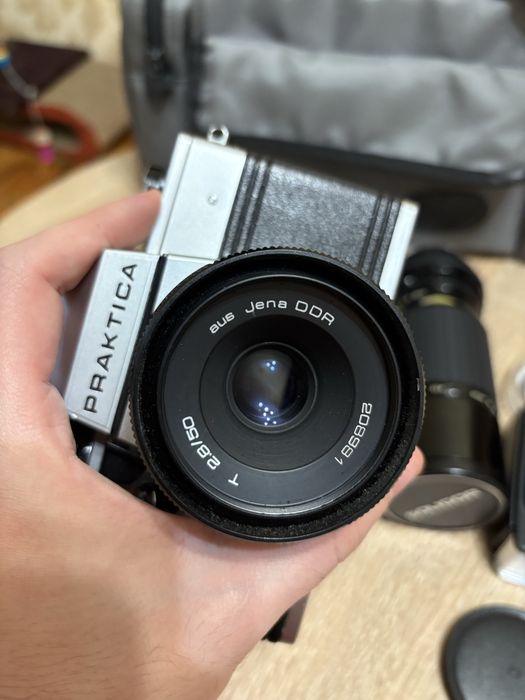Пленочный фотоаппарат Praktica Super TL1000 механический с 3 объектив