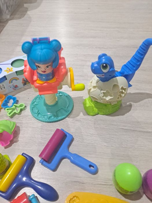 Zabawki playdoh fryzjer dinozaur