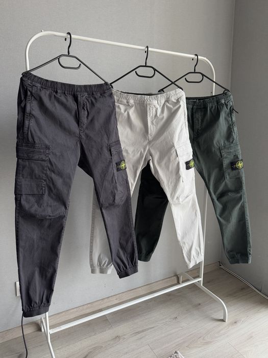 Карго штаны Stone Island Garment Dyed