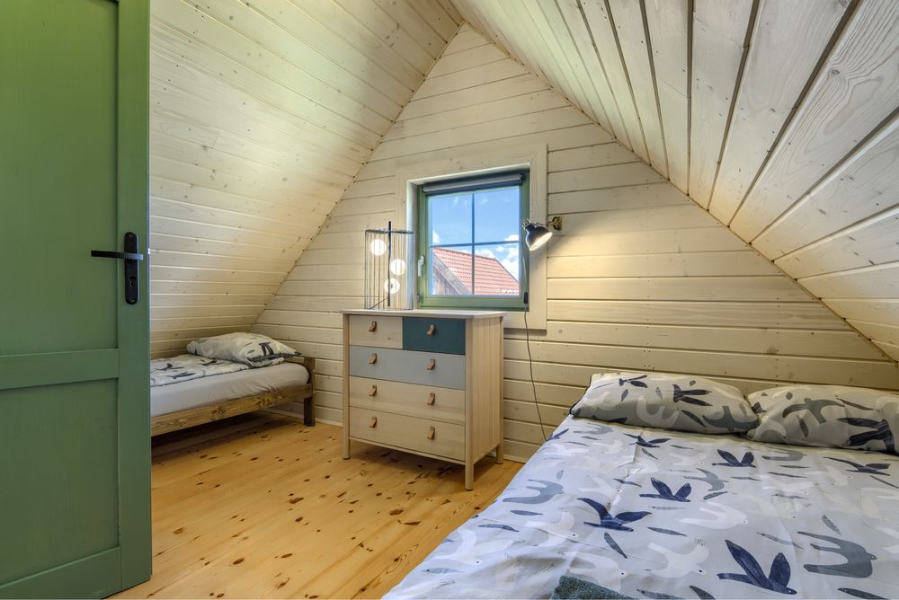 Domek na Mazurach z balią, sauną, nad jeziorem