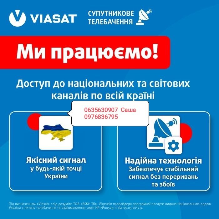 Супутникове ТБ . VIASAT.
