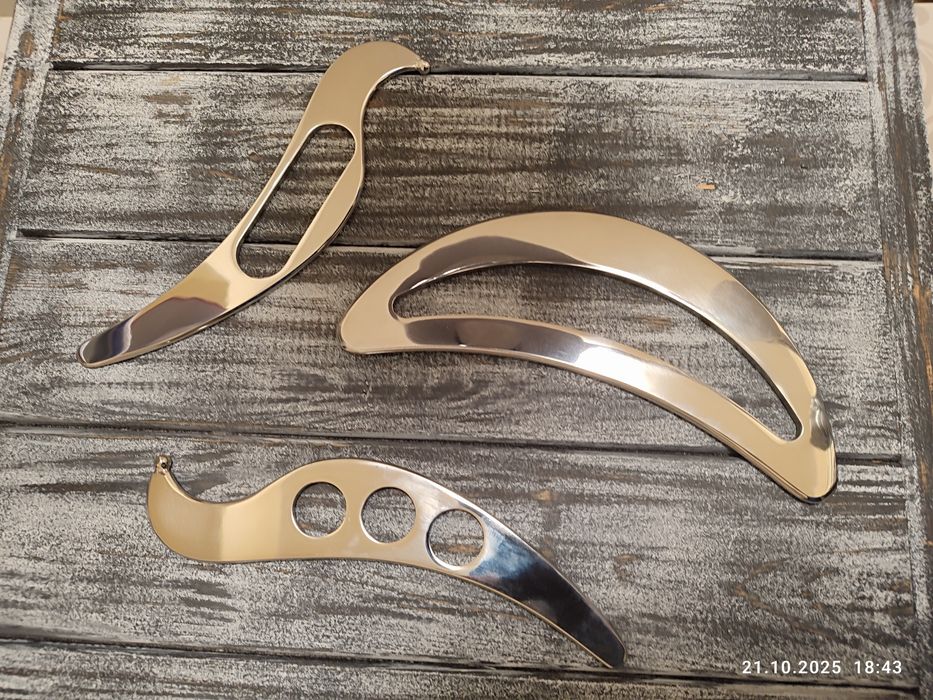 Блейд для массажа из медицинской стали  "Горлица"19 см 490грг