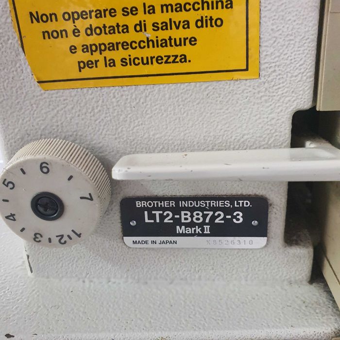 Máquina de Costura Industrial Brother LT2-B872-3 Dupla Agulha