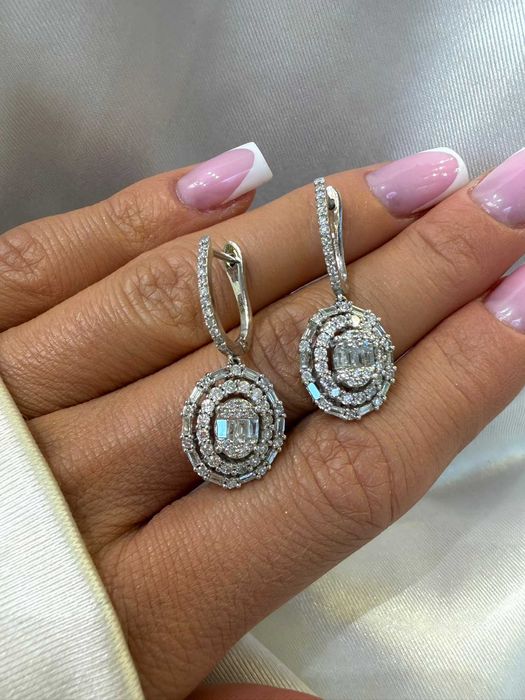 Kolczyki z diamentami naturalnymi 2.00 CT