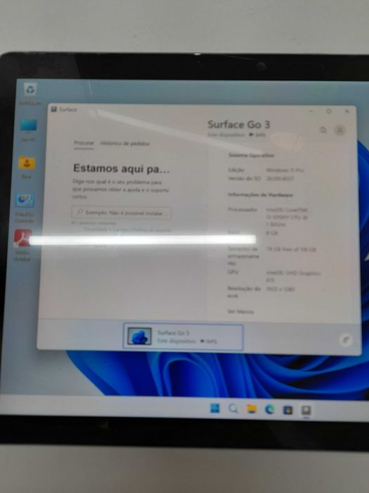 Microsoft Surface Go 3 128 gb 26,7 cm (10.5") Usado