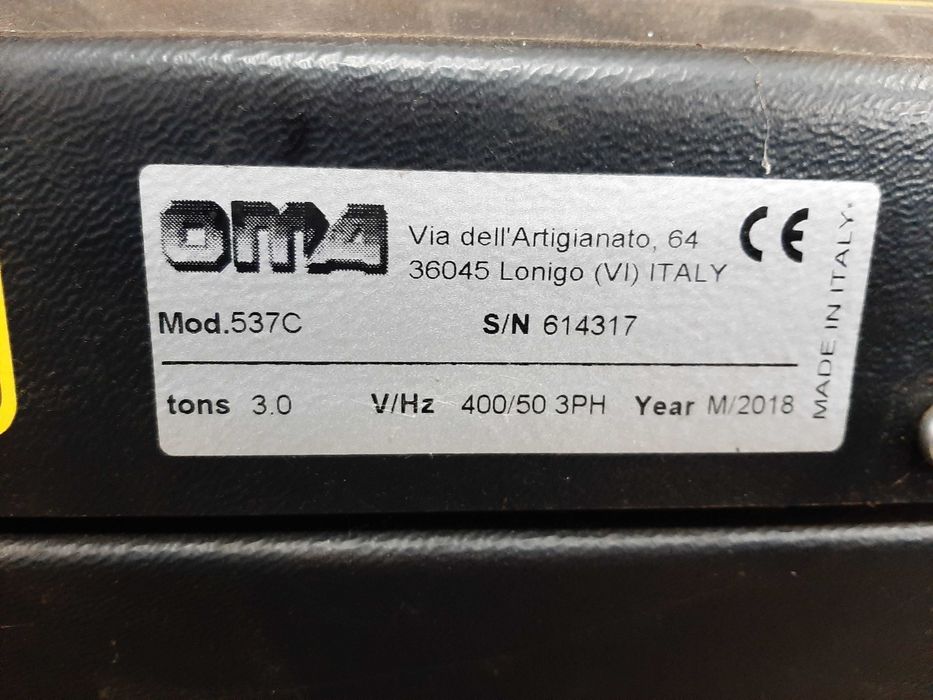 Podnośnik niskiego podnoszenia OMA 537C (Werther 263)
