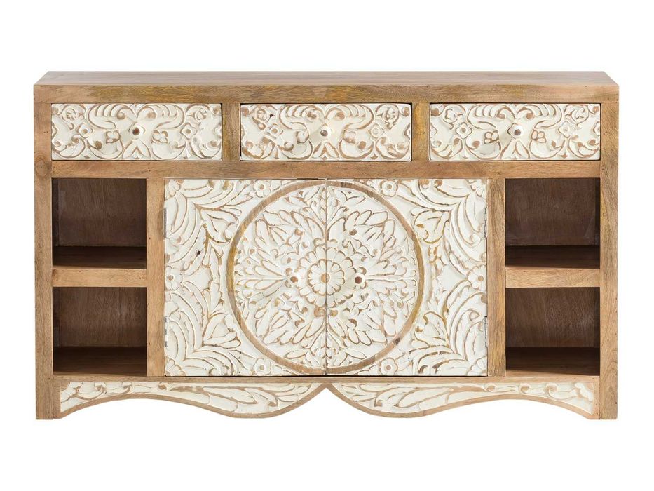 Szafka Delhi 130cm drewno mango