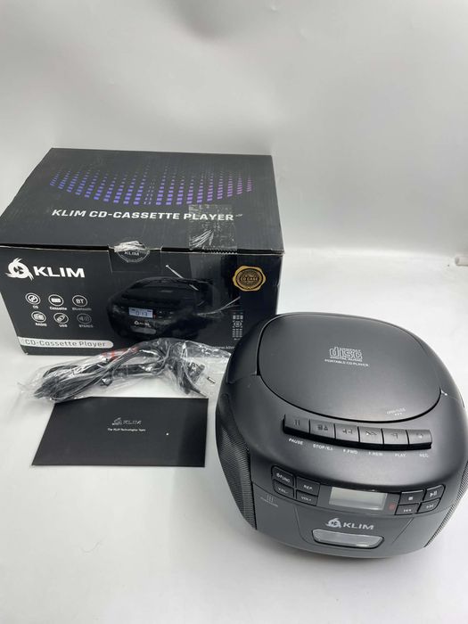 radioodtwarzacz KLIM CD + kasetowy z technologią Bluetooth.