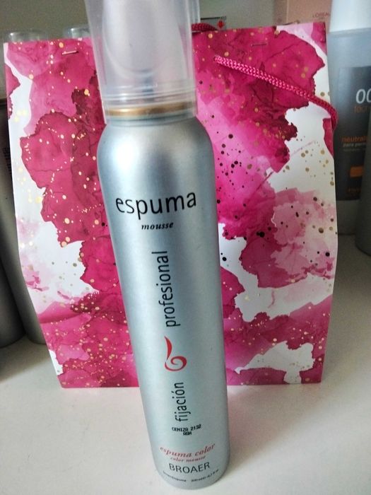 Espuma de cabelo broaer