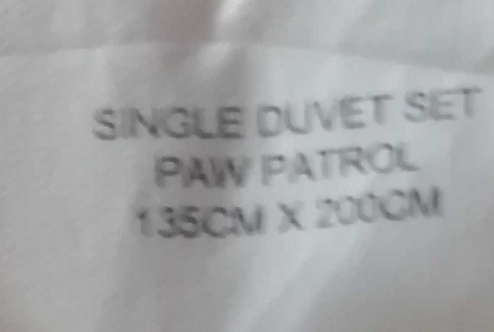 Capa Patrulha Pata  200cmx135cm