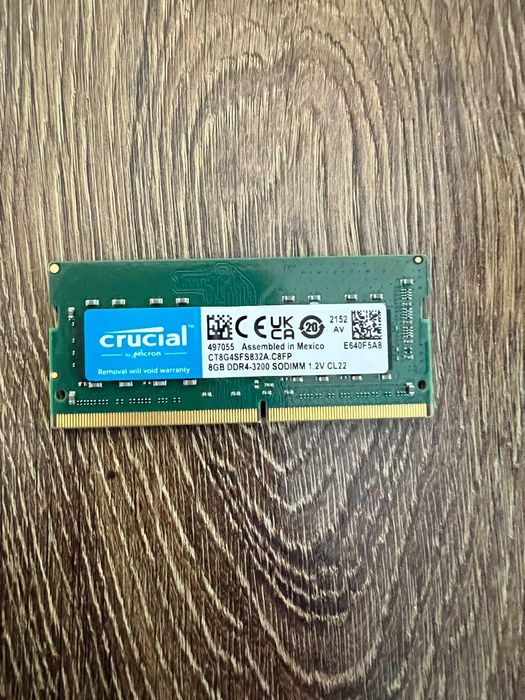 Dysk ADATA SSD M2 1TB XPG + 8GB RAM DDR4 3200 SoDimm Crucial