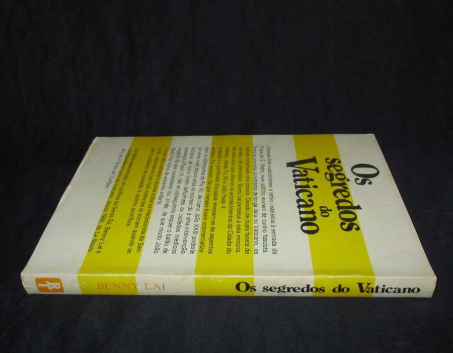 Livro Os segredos do Vaticano Benny Lay