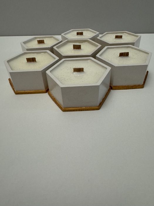 Святкова свіча із соєвого воску  90 мл