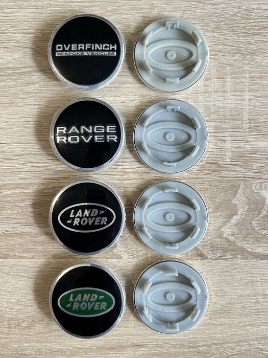 Conjunto 4 Centros Range Rover Land Rover 56mm 60mm 63mm 65mm 68mm