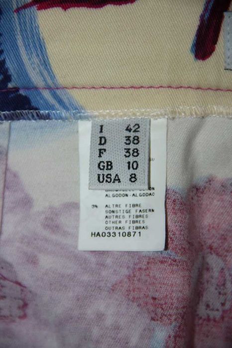 Spodnie Moschino Cheapandchic Floral Capris damskie