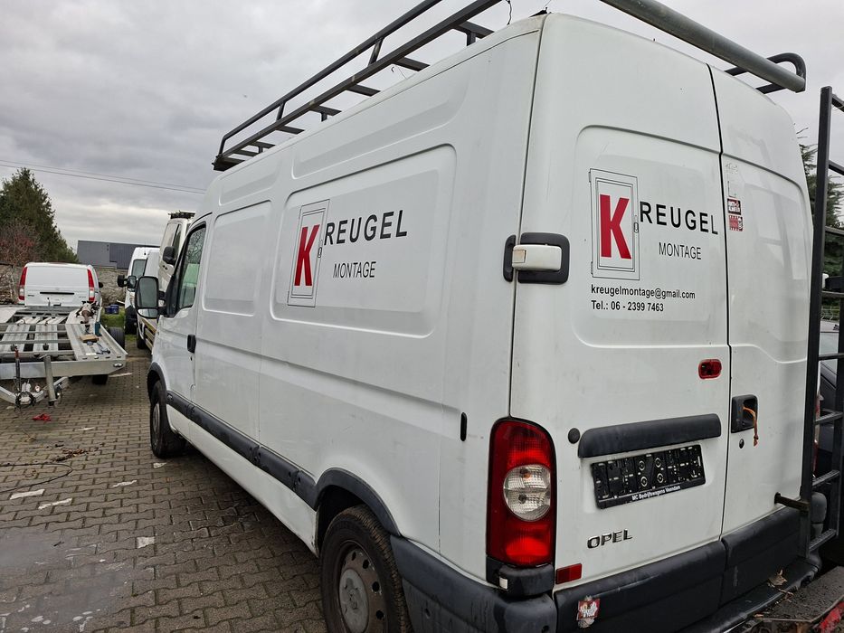 Opel movano uszkodzony silnik