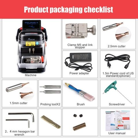 Xhorse Dolphin II XP-005L - Máquina Corte de Chaves Automática